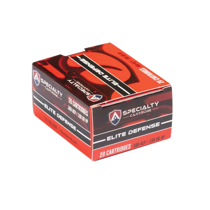 Atlanta Arms Elite Defense .380 ACP 100 gr JHP 20rds - Atlanta Arms