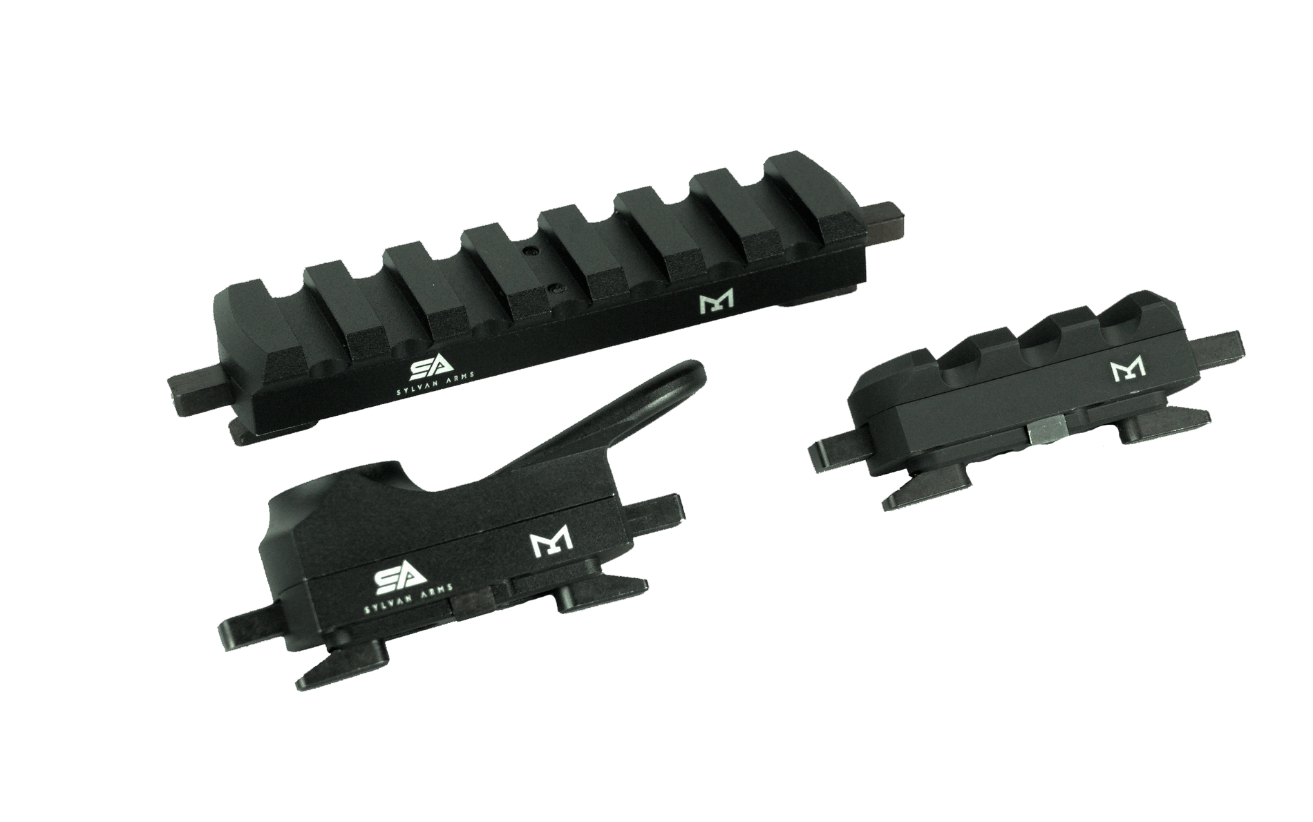 Sylvan 3 Piece QD Rail Mount Set - RC300 - Sylvan Arms