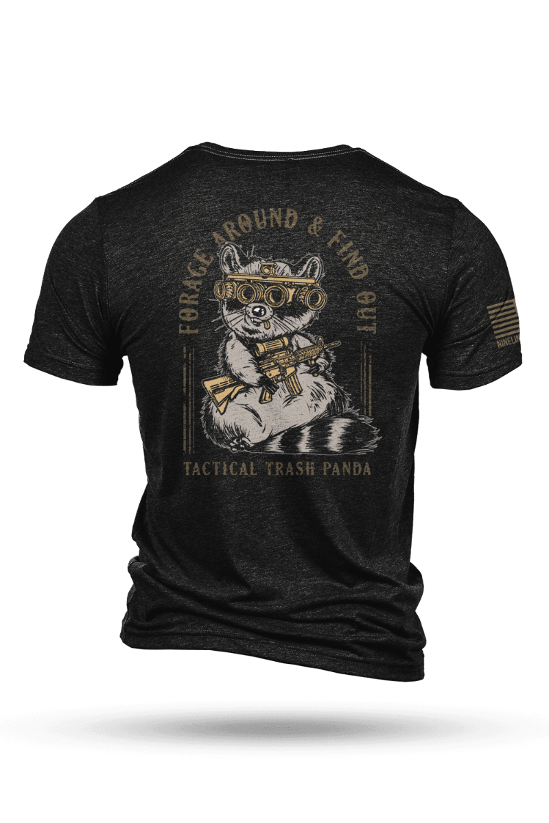 Nine Line Trash Panda, Charcoal Black - 3X-Large - Nine Line Apparel