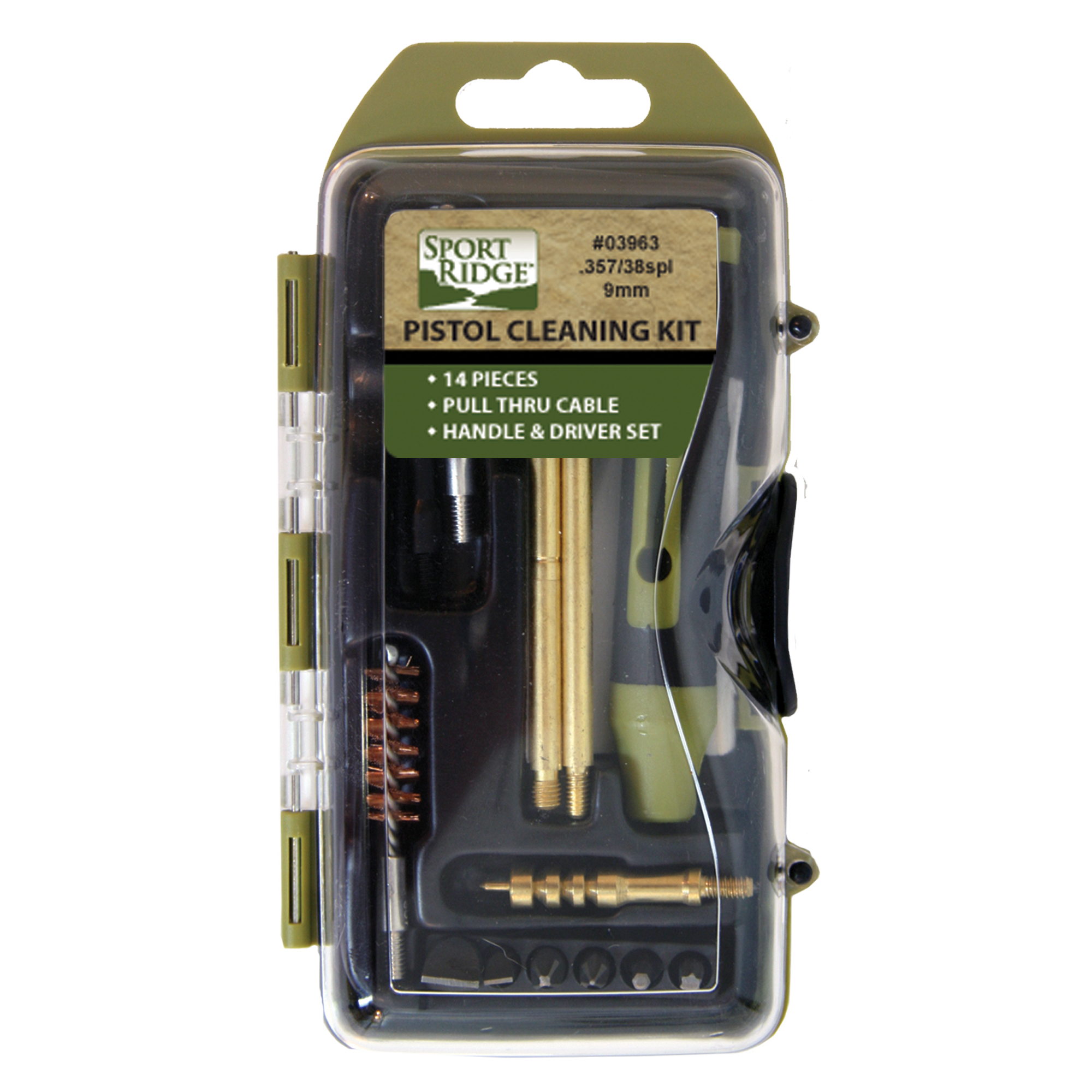 Sport Ridge 38/357/9MM Pistol Cleaning Kit - 03963 - Sport Ridge