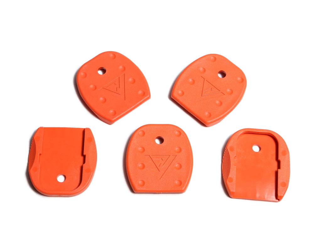 Tango Down Glock Vickers Floor Plate Pack of 5, Orange - VTMFP-001 ORN