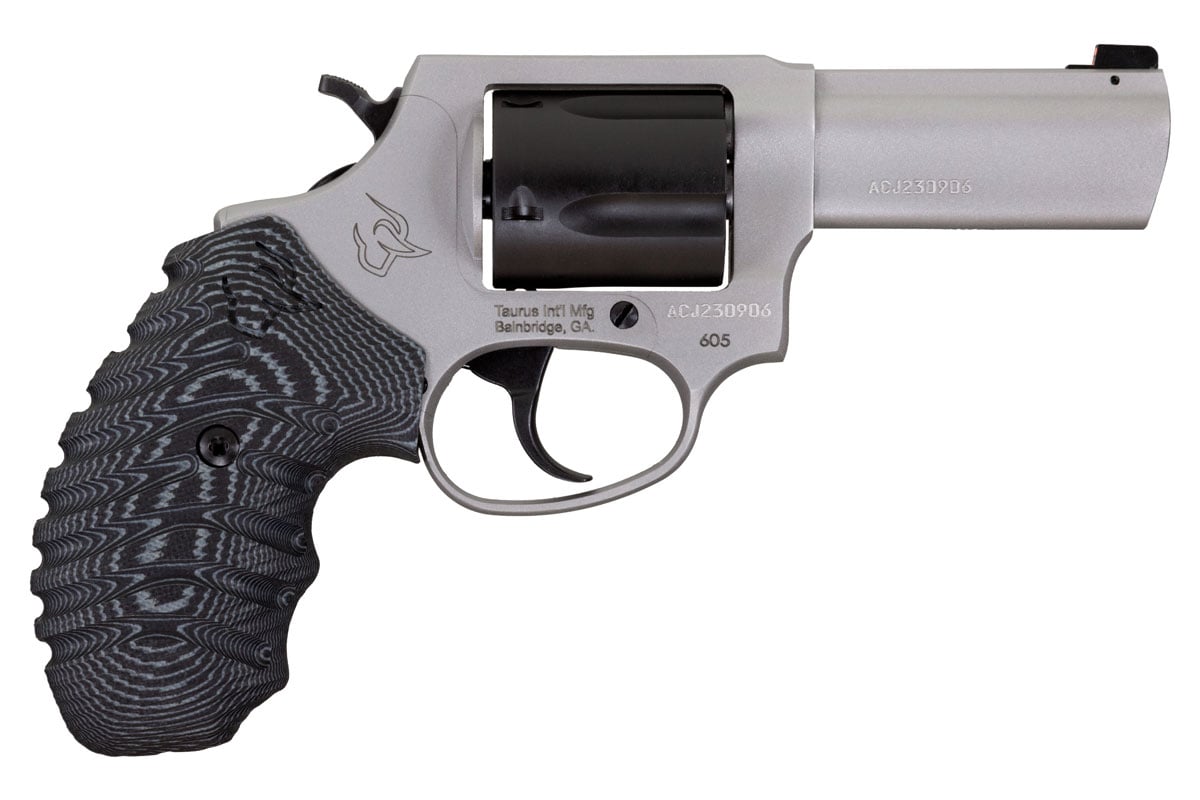 Taurus 605 .357 Magnum Revolver With VZ Grips, Stainless - 2-60535NSVZ - Taurus
