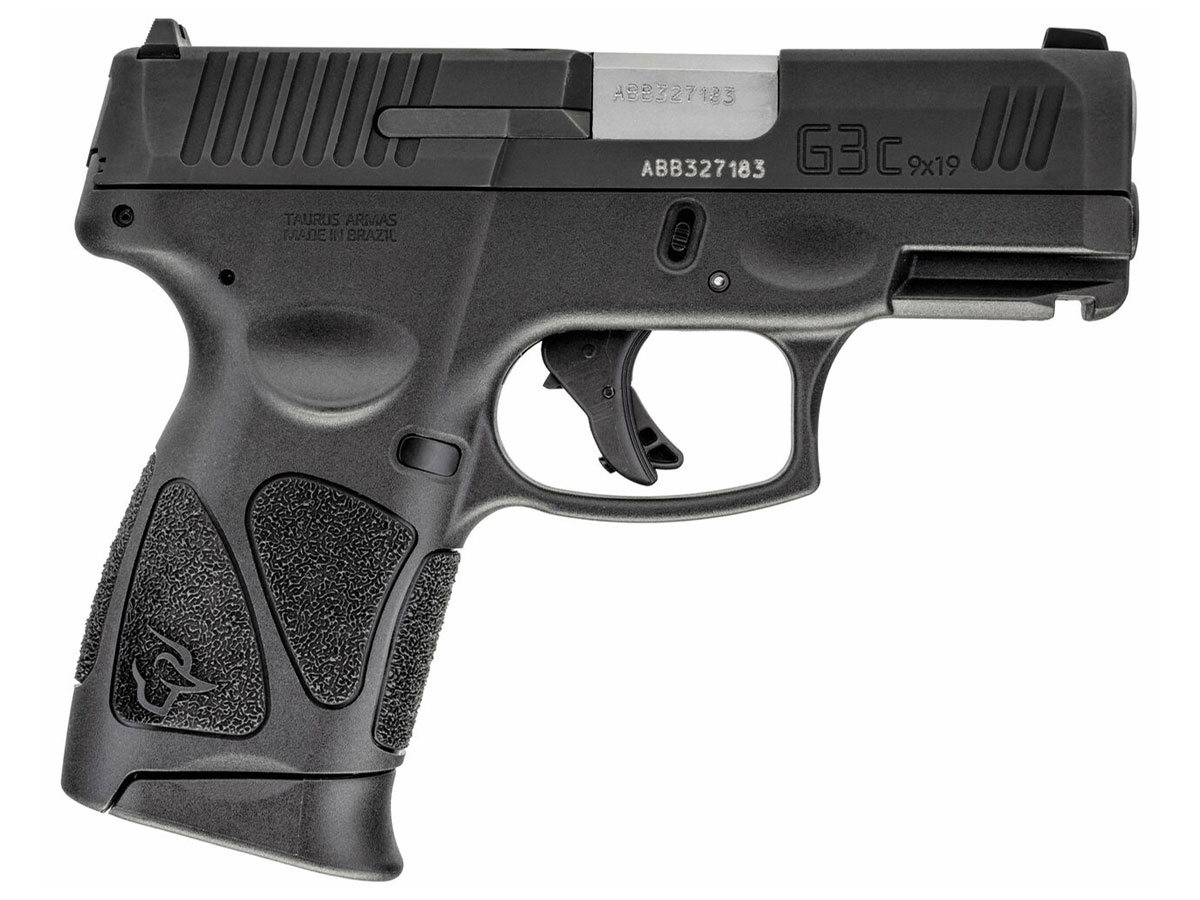 Taurus G3C 9mm Pistol With Night Sights, Black - 1-G3C931-TL1 - Taurus