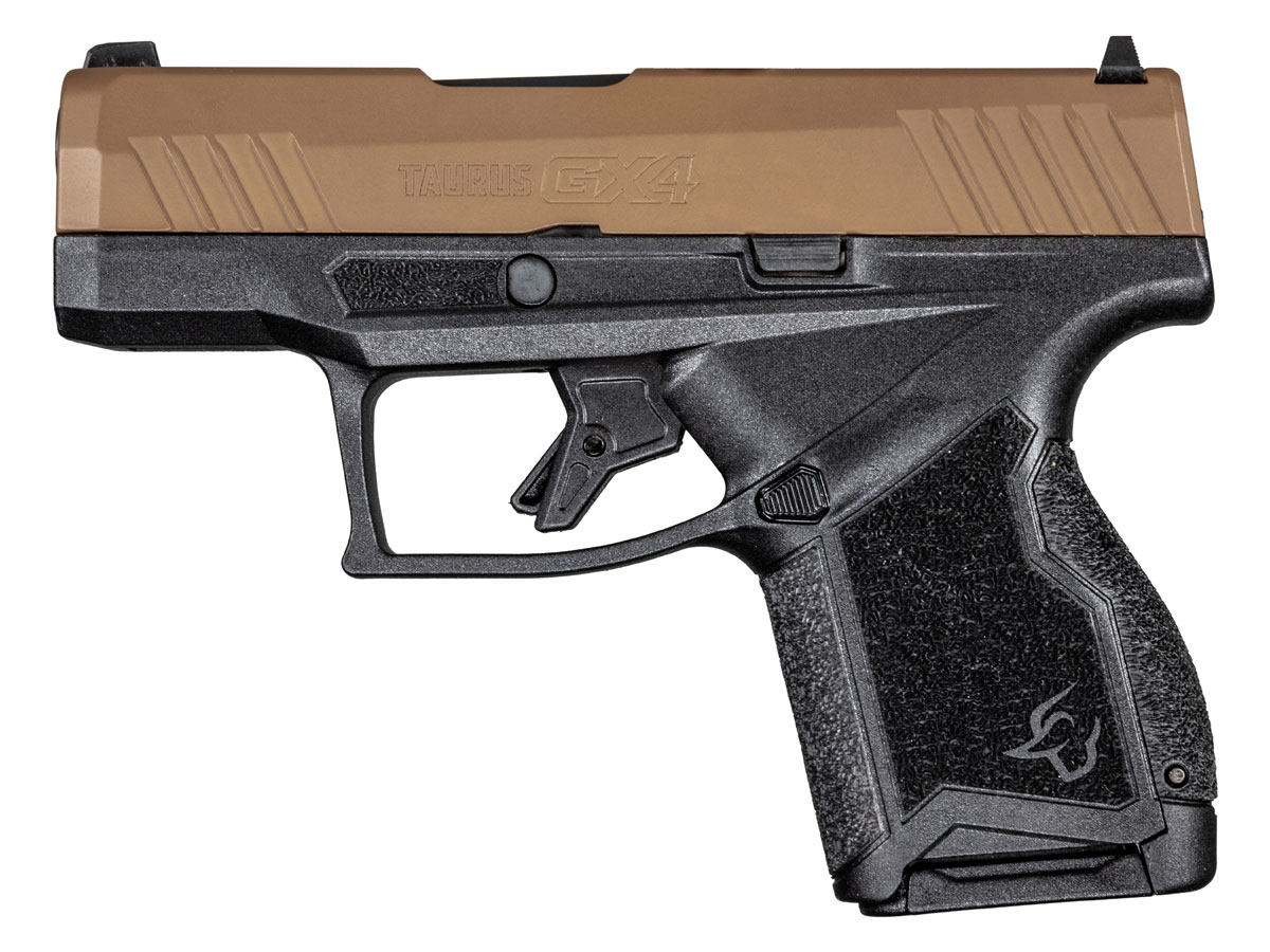 Taurus GX4 9mm Pistol, Black/Coyote - 1-GX4M93E - Taurus