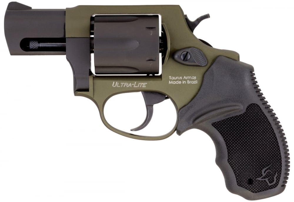 Taurus 856 Ultra-Lite Revolver .38sp 2" 6rd, Charcoal Green / Black - Taurus