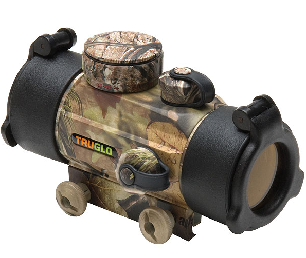 TruGlo Red Dot Sight 30mm Tube 1x 5 MOA Dot with Integral Weaver-Style Base - Truglo