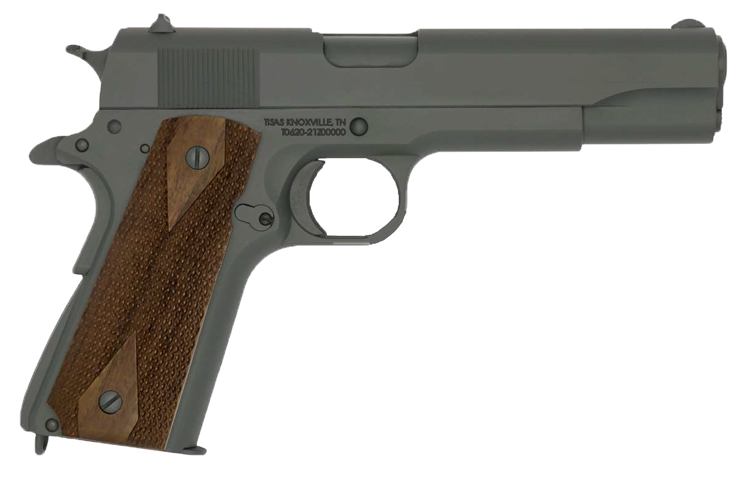 Tisas 1911 A1 .45 ACP Pistol WWII Cerakote w/ Walnut Grips - Tisas