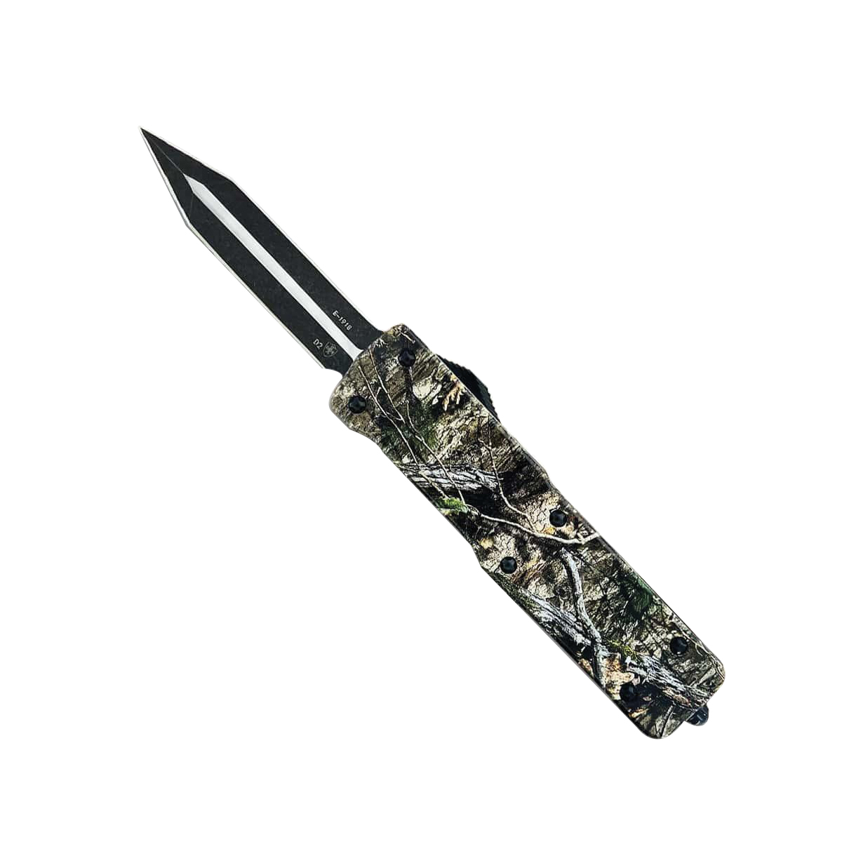 Templar Knife Premium Weighted Mossy Oak Folding/OTF Knife Dagger, Mossy Oak Country DNA