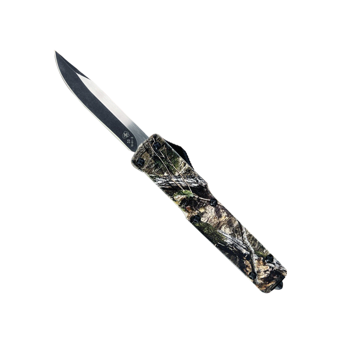 Templar Knife Premium Weighted Mossy Oak Folding/OTF Knife Drop Point, Mossy Oak Country DNA - Templar Knife