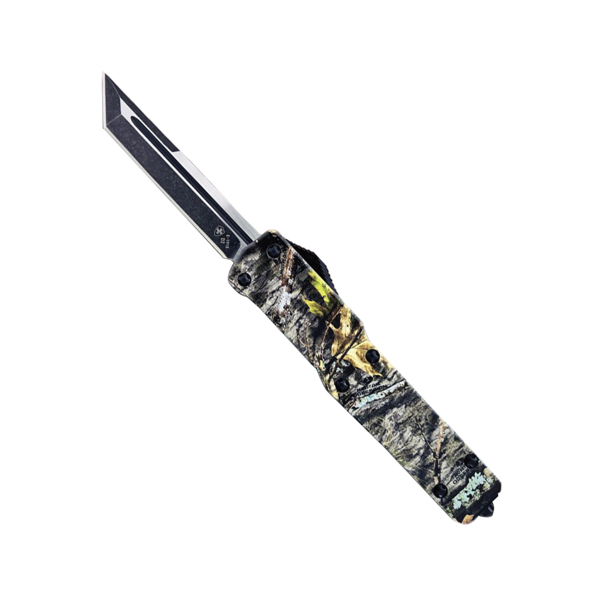 Templar Knife Premium Weighted Mossy Oak Folding/OTF Knife Tanto, Mossy Oak Obsession - Templar Knife