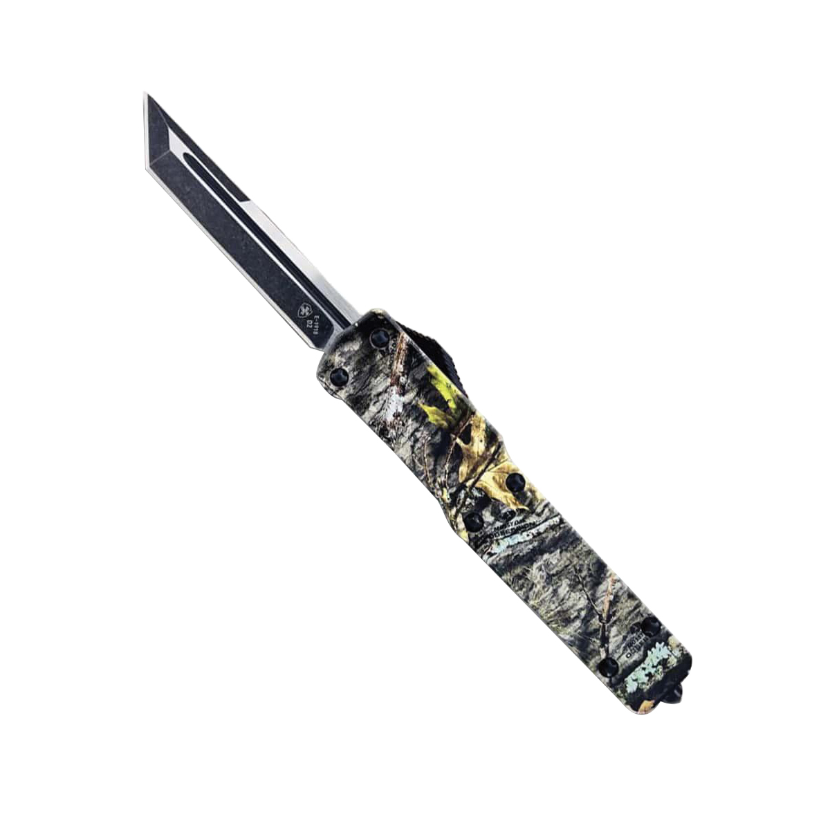 Templar Knife Premium Weighted Mossy Oak Folding/OTF Knife Tanto, Mossy Oak Obsession - Templar Knife