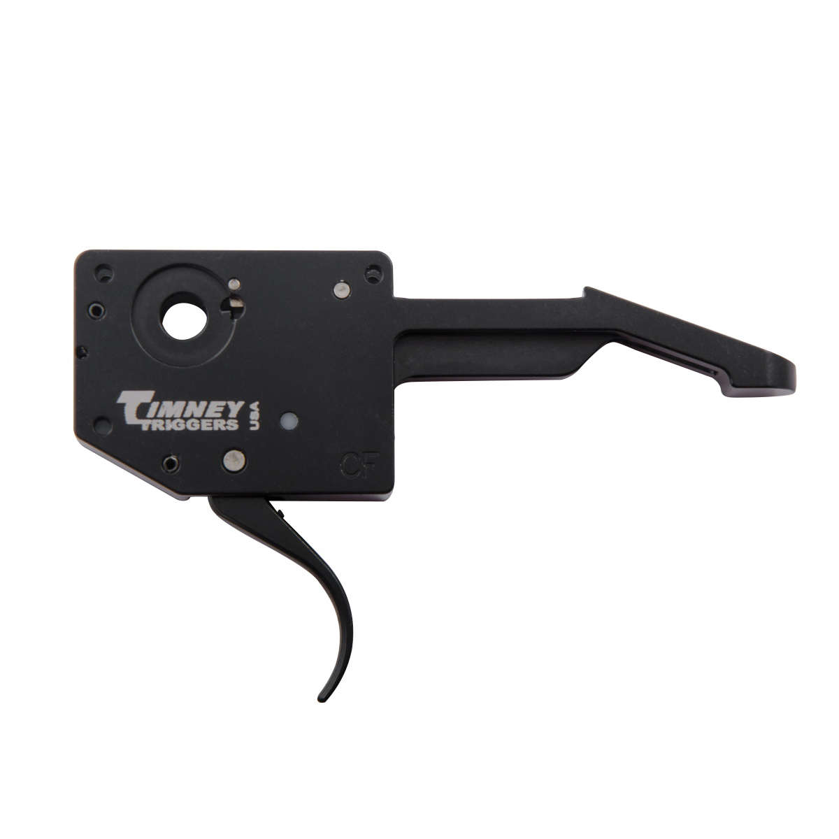 Timney Triggers Replacement Trigger Single-Stage Black Shoe, Black - Timney Triggers