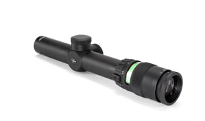 Trijicon TR24G: AccuPoint 1-4x24 30mm Riflescope - Green Triangle Reticle - Trijicon