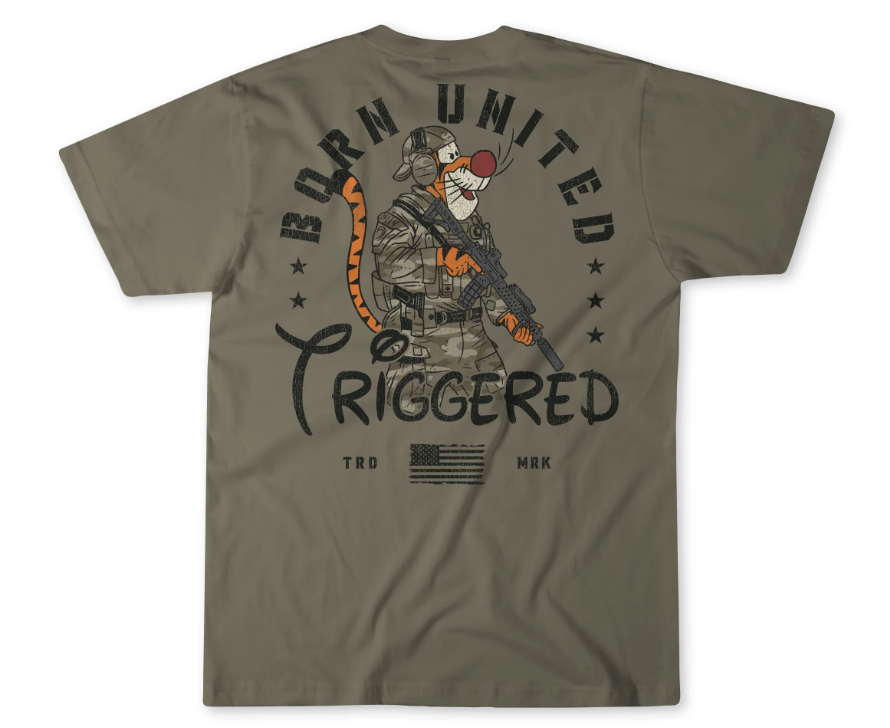 Born United Triggered T-Shirt, Large - BU-Triggered-L - Born United