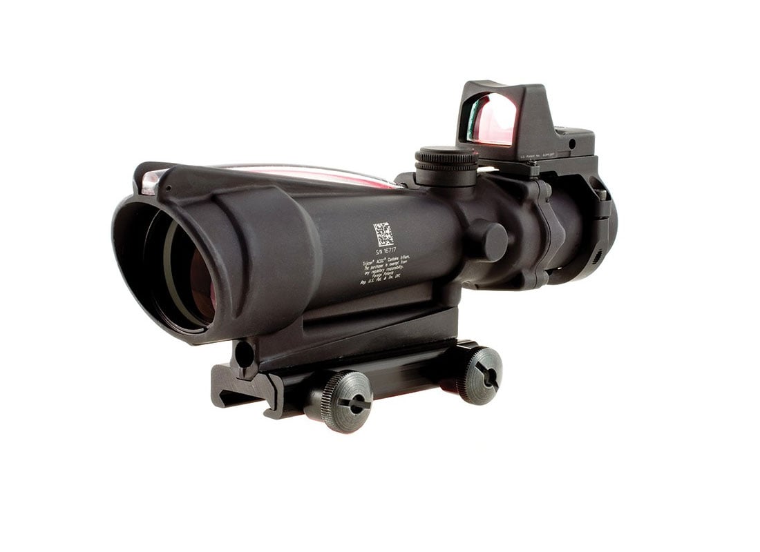 Trijicon ACOG 3.5x35 .223 MOA Reticle Red Dot Sight With Type 2 RMR, Black - TA11-D-100557 - Trijicon