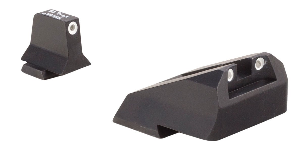 Trijicon Bright & Tough Suppressor Front/Rear Night Sight Set for S&W M&P M2.0 Pistol - 600900 - Trijicon