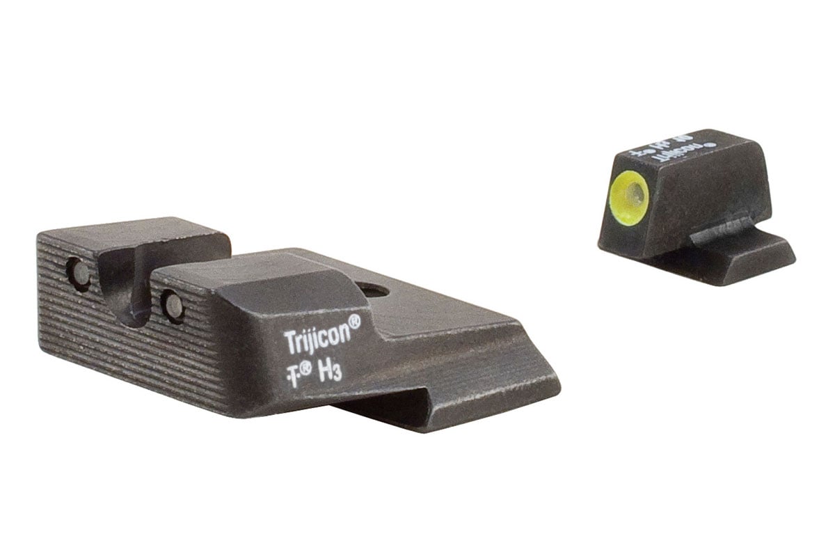 Trijicon HD Night Set For S&W M&P Pistols, Yellow Front - SA137Y - Trijicon