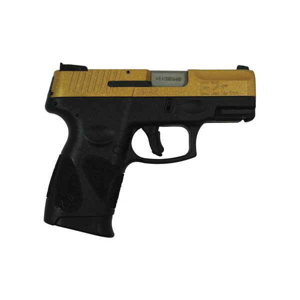 Taurus G2C Gold Glitter 9mm 3.20" 12rds, Black - Taurus