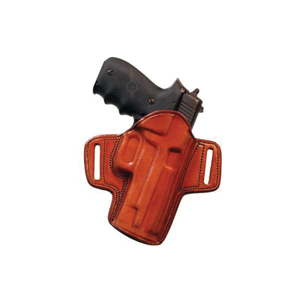Tagua Glock G19/G23/G32/G38 OWB Holster RH Leather, Brown - Tagua
