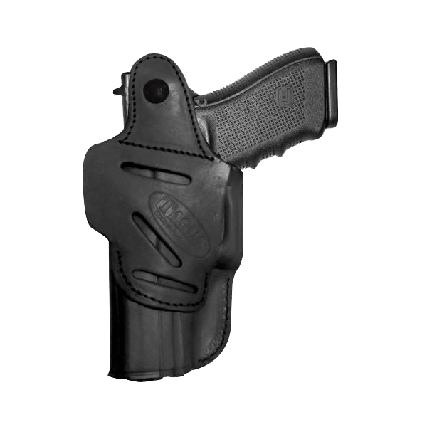 Tagua 4 in 1 IWB Holster RH Leather, Black - Tagua