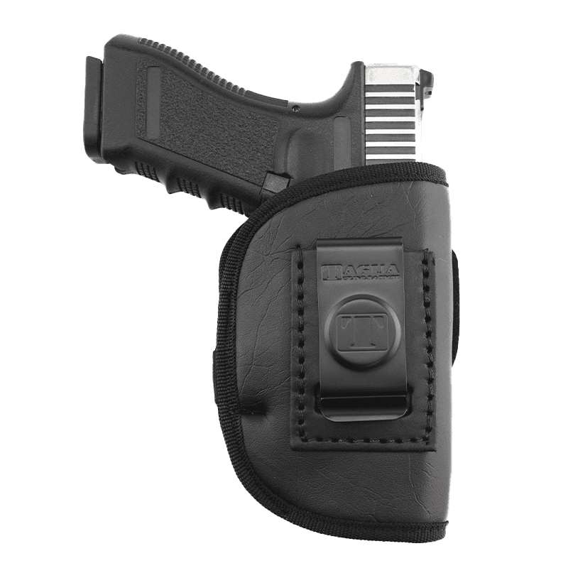 Tagua Glock G43/G42 IWB Holster RH Leather, Black - Tagua