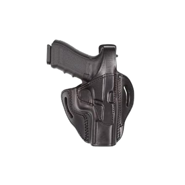 Tagua Texas 1836|Ghostrider OT Ruger LCR OWB Holster RH Leather, Black - Tagua