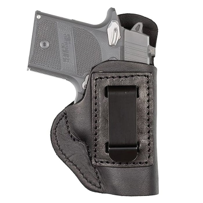 Tagua Texas 1836 Soft Glock G43 IWB Holster RH Leather, Black - Tagua