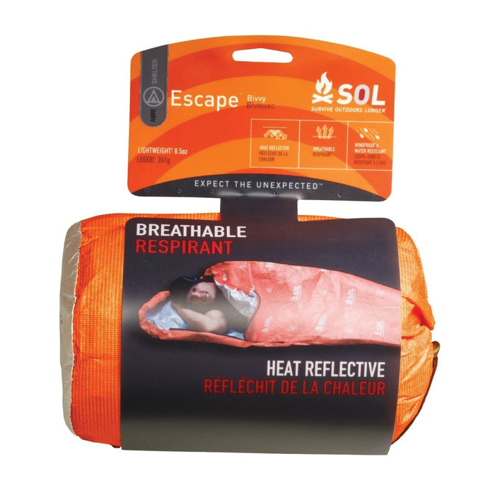 SOL 84" x 31" Escape Bivvy, Orange - Sol