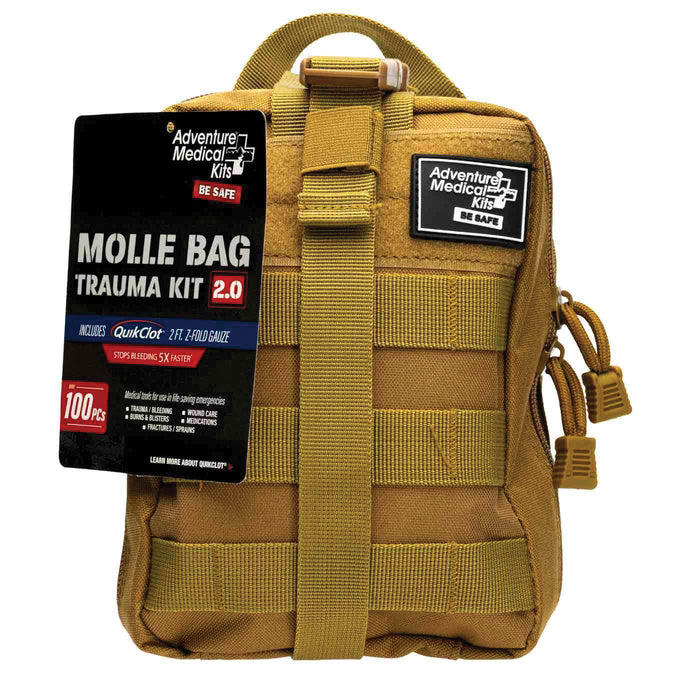 Adventure Medical Kits 2.0 Molle Bag Trauma Kit, Khaki - Adventure Medical Kits