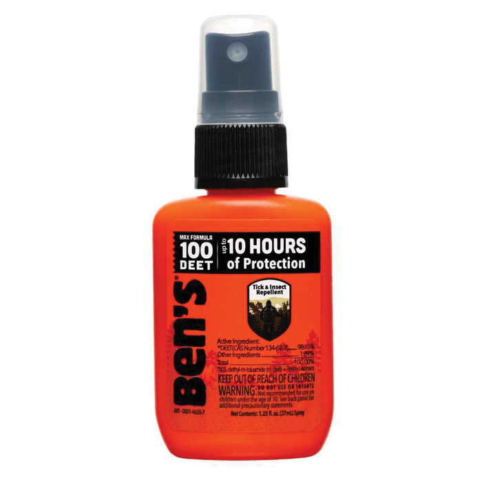Ben's 100 Tick and Insect Repellent, 1.25 oz Pump Spray