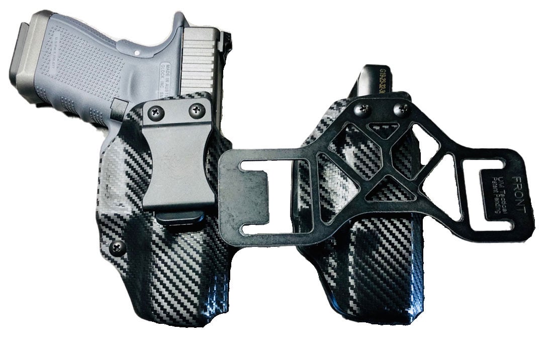 UM Tactical Qualifier LH IWB/OWB Holster For Sig P365XL, Black - QU-SIG-365XL-LH