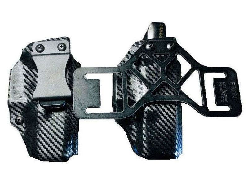 UM Tactical Qualifier Ruger LCP II LH IWB/OWB Holster, Black - QU-RUG-LCP11-LH