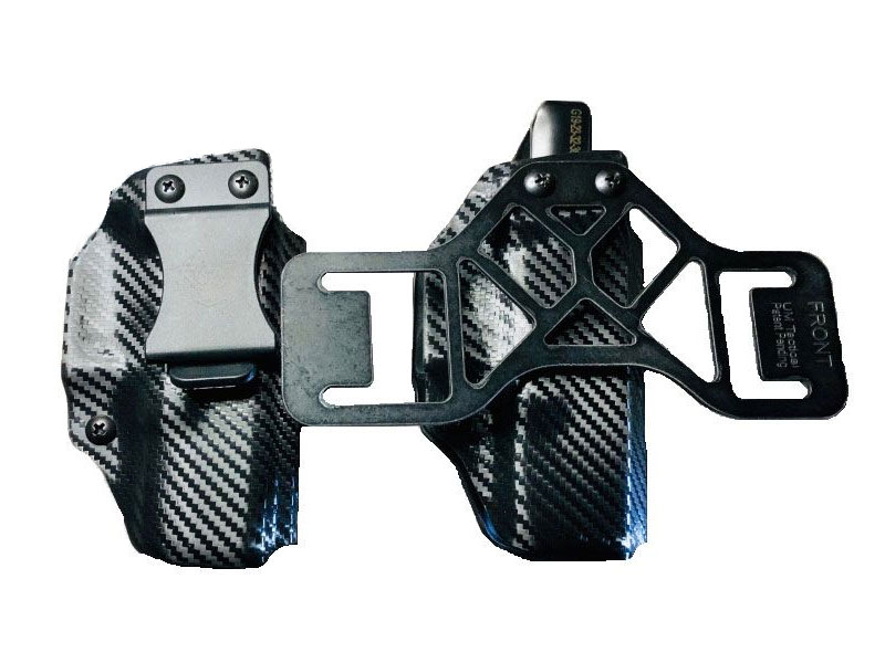UM Tactical Qualifier Springfield SA-35 LH OWB/IWB Holster, Black - QU-SPD-SA35-LH