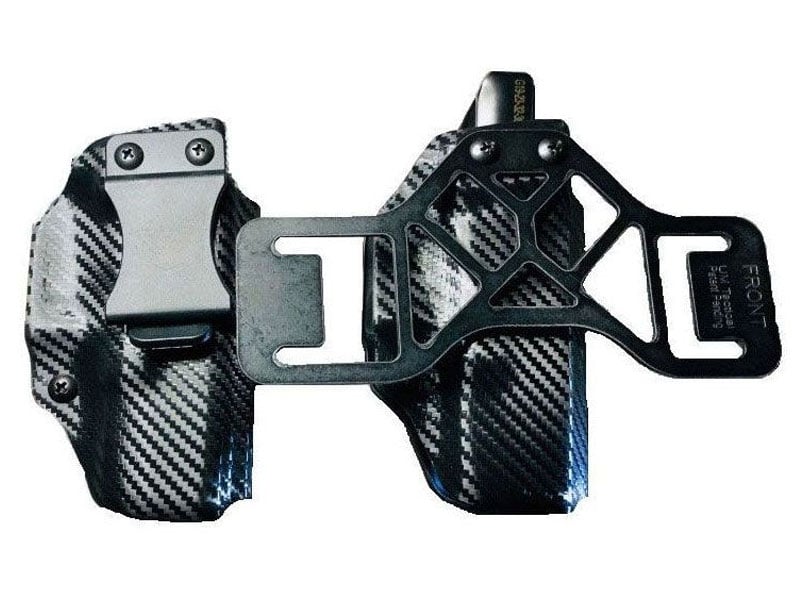 UM Tactical Qualifier Taurus G3 With TLR7/8 RH OWB/IWB Holster, Black - QU-TAU-G3-TLR7-RH