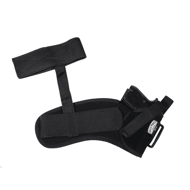 Uncle Mike's Ankle Holster LH Kodra Nylon SZ 01, Black