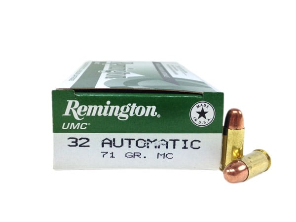 Remington UMC 32 Auto/ACP (7.65mm) 71 MC Ammunition 50rds - L32AP