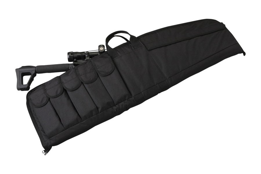 Uncle Mike's 42" Tactical Rifle Case, Black - 52141-BK - Uncle Mike's