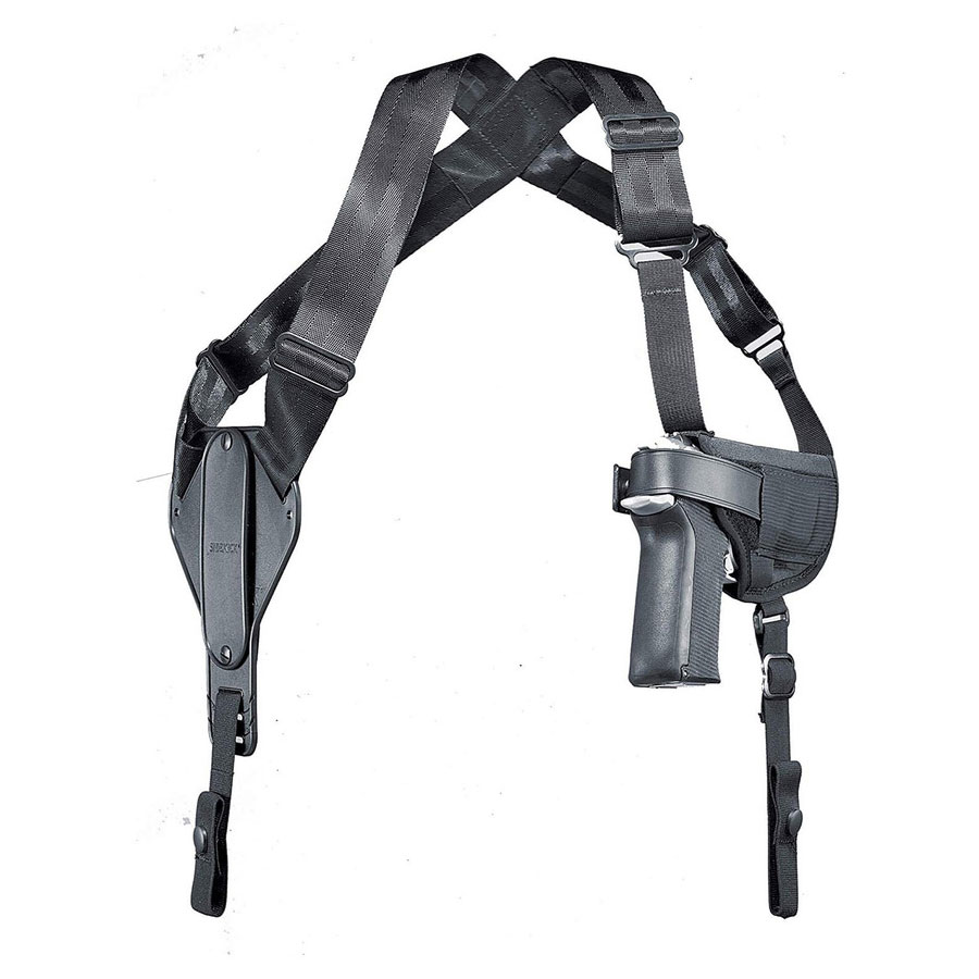 Uncle Mike's Universal Ambi Shoulder Holster Size 0, Black - 87000 - Uncle Mike's