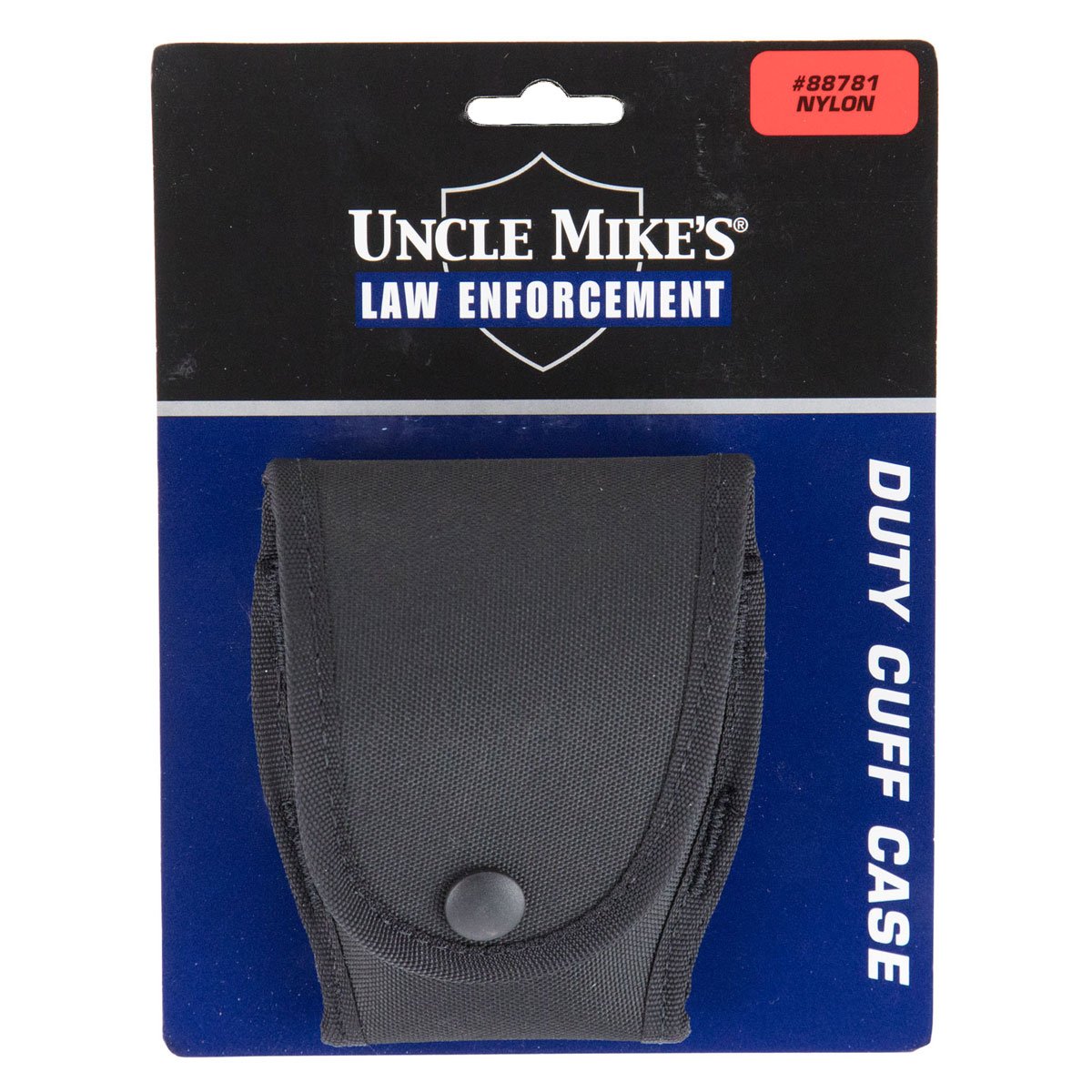 Uncle Mike's Nylon Handcuff Case w/ Flap, Black - 88781 - Uncle Mike's
