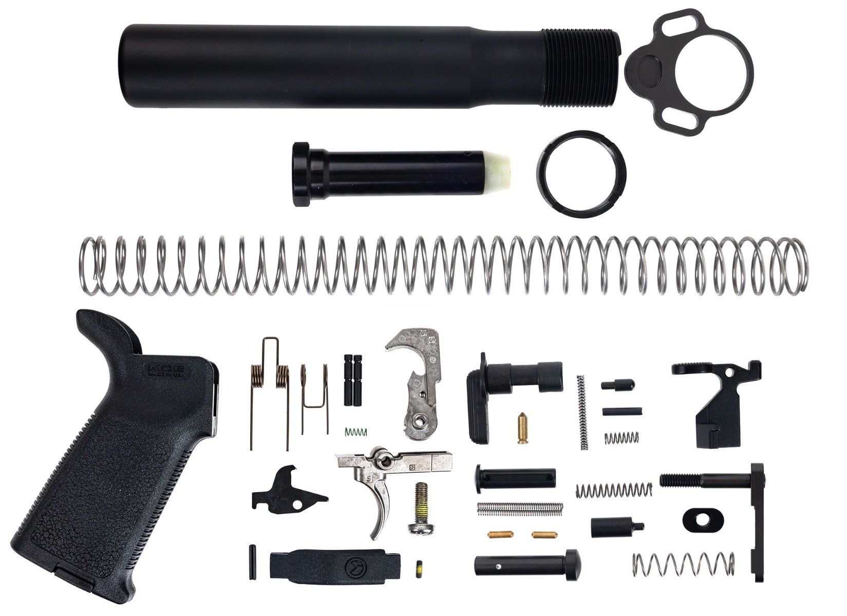 PSA MOE Pistol EPT Lower Build Kit - Black - Palmetto State Armory
