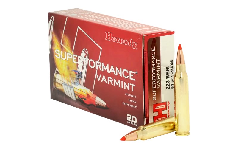 Hornady S/D 223 53gr V-Max Superformance Ammunition 20rds S8025 - Hornady