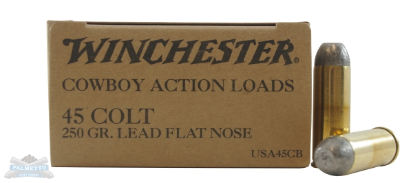 Winchester USA 45 Colt 250gr LCA "Cowboy" Ammunition 50rds - USA45CB - Winchester