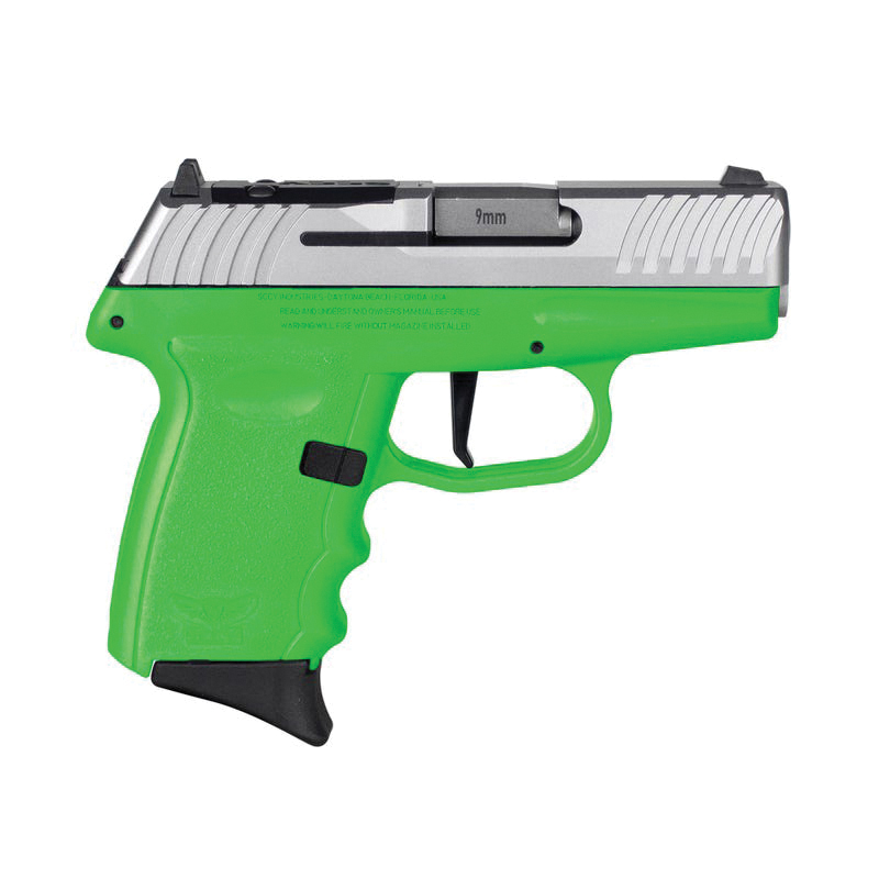 SCCY DVG-1 RD 9mm 3.10" 10rds, Lime Green - Sccy