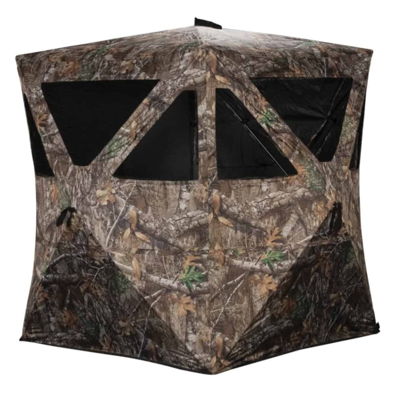 Rhino Blinds 100 55" x 55" x 65" 5-Hub Blind, Realtree Edge Camouflage - Rhino Blinds