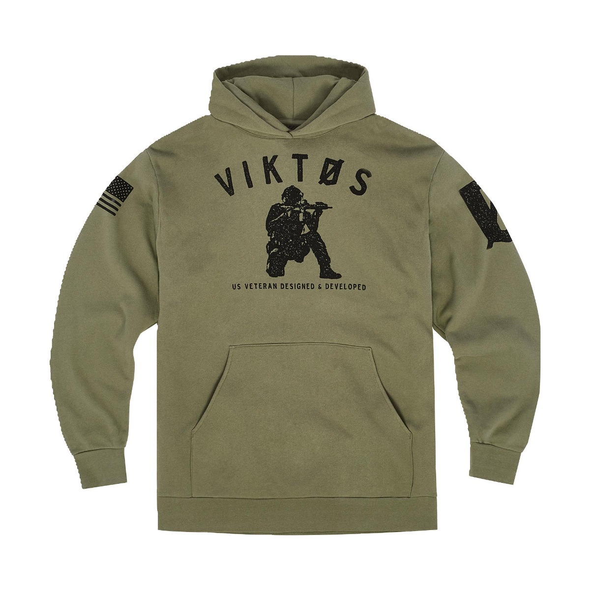 Viktos Varsity Hoodie, Olive Heather - 2X-Large - Viktos