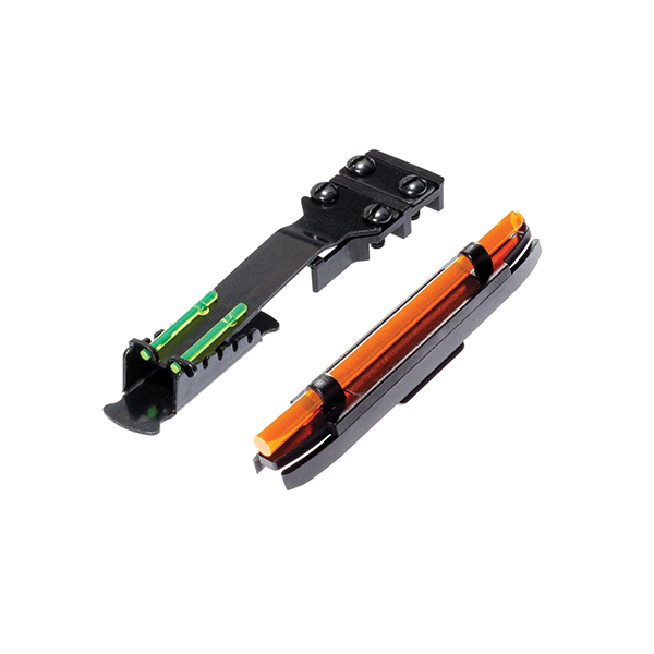 Hiviz Ultra Narrow/C-Series Sight Set Front/Rear, Green/Orange/Green - Hiviz