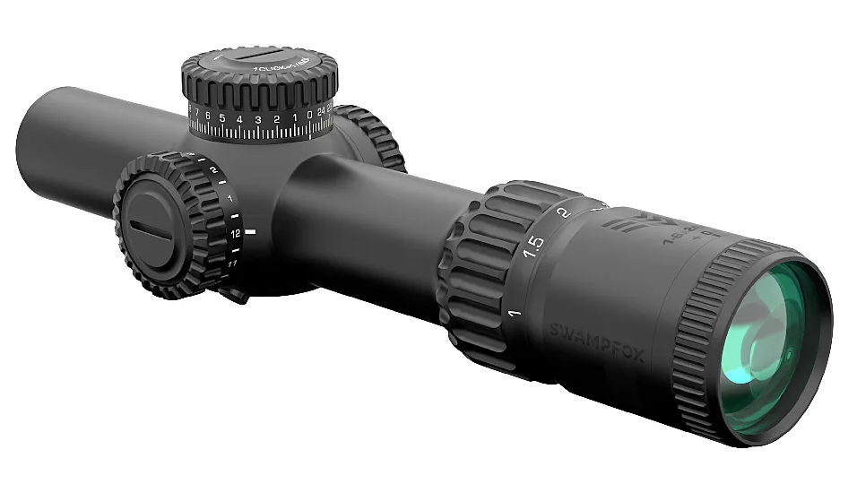 Swampfox Warhorse 1-6x24 FFP Green IR MOA 34mm Riflescope - WAR16241-GM - Swampfox Optics