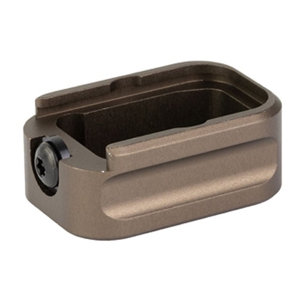 Warne Glock 19/23 9mm/40 S&W +3/2 Magazine Extension, Dark Earth - 3123 - Warne