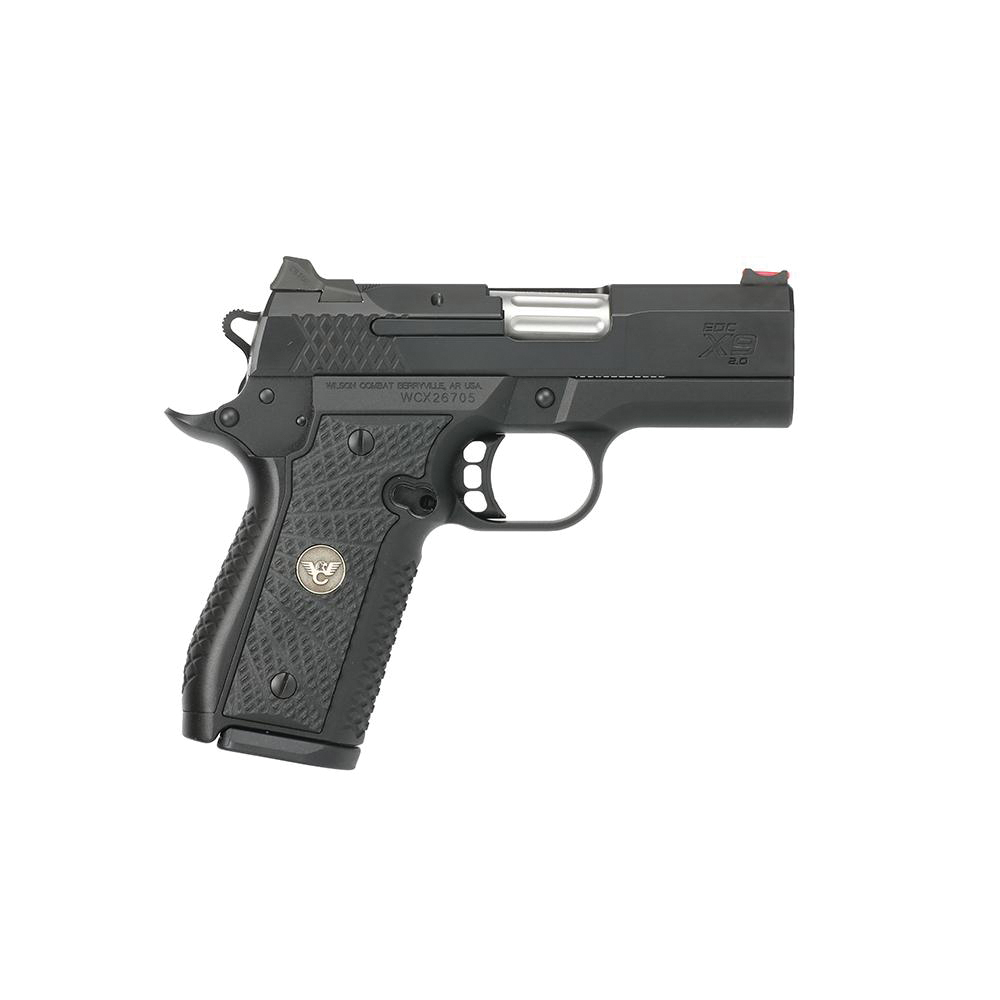 Wilson Combat EDC X9 2.0 Subcompact 9mm 3.25" 15rds, Black - Wilson Combat