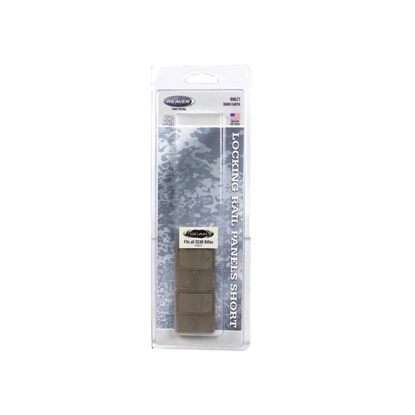 Weaver 2-Pack SCAR Locking Rail Panel 1.60", Flat Dark Earth